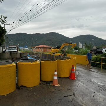 Itapema: Ponte da Rua 708 no Bairro Várzea é liberada para veículos leves e ambulâncias