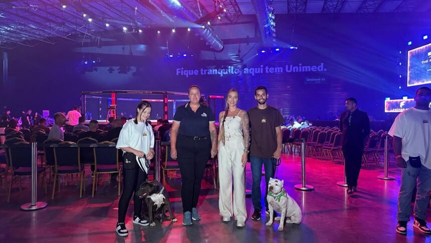 Pitbull acolhido pela UAPA ganha um lar e retoma convívio social