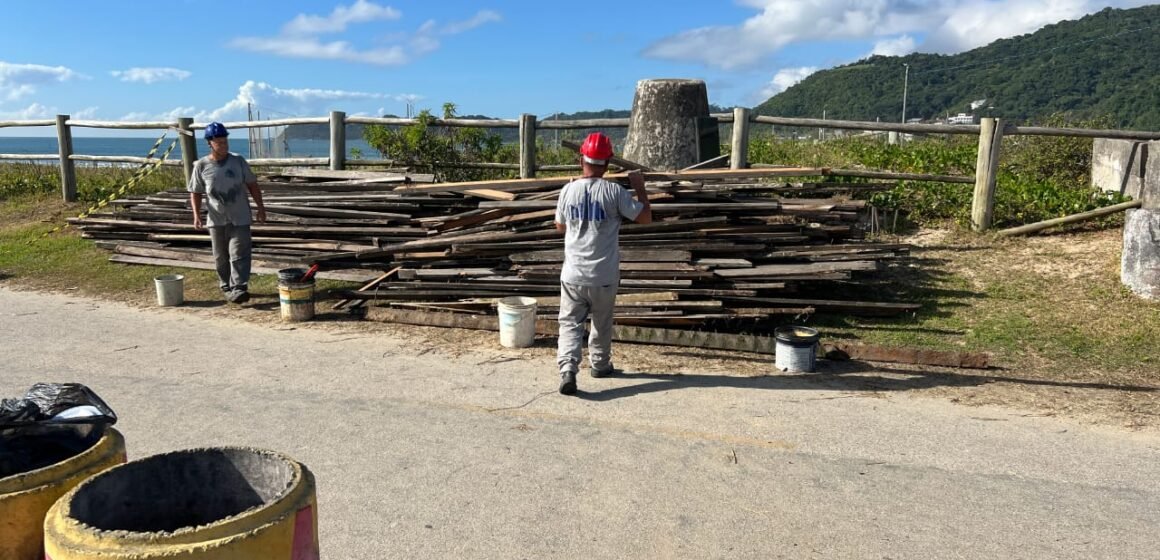 Itajaí: iniciadas obras de recuperação de um dos principais pontos de visitação turística