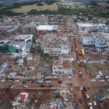 Governo do Paraná confirma a ocorrência de mais dois tornados no estado na sexta-feira