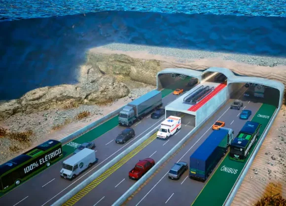 Megaprojeto de R$ 600 milhões que prevê túnel submerso entre Itajaí e Navegantes avança para nova etapa