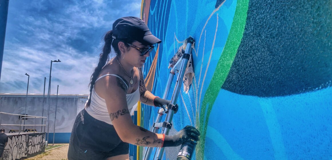 Projeto Alma de Rua inicia intervenções artísticas nos muros do Porto de Itajaí