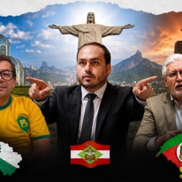 Chapa de Carlos Bolsonaro conta com outros dois nomes de fora do estado
