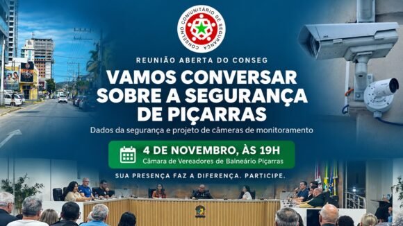 WhatsApp Image 2026-10-20 at 15.13.37 Conseg de Balneário Piçarras lidera reunião para apresentação de videomonitoramento